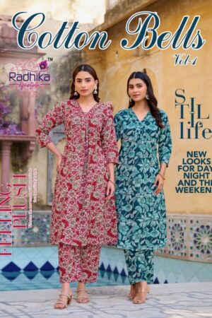 RADHIKA LIFESTYLE COTTON BELLS VOL 1 KURTI 2.jpg