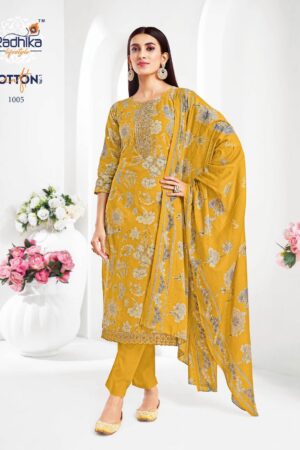 RADHIKA LIFESTYLE COTTON CRAFT VOL 1 KURTIS CATALOG 6.jpg