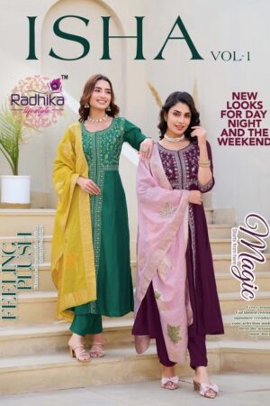 RADHIKA LIFESTYLE ISHA VOL 1 ROMAN SILK KURTI 7.jpg