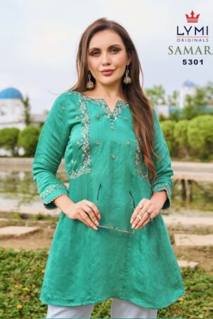 RANGOON SAMARA VISCOSE EMBROIDERY SHORT KURTI 4.jpg