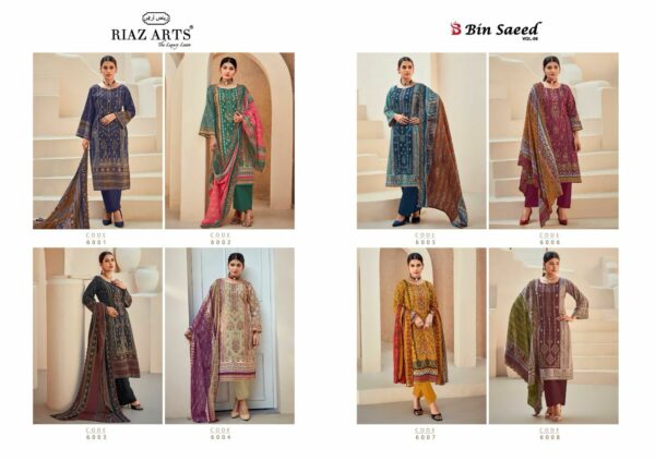 RIAZ ARTS BIN SAEED VOL 6 COTTON PRINTED SUITS 2.jpg