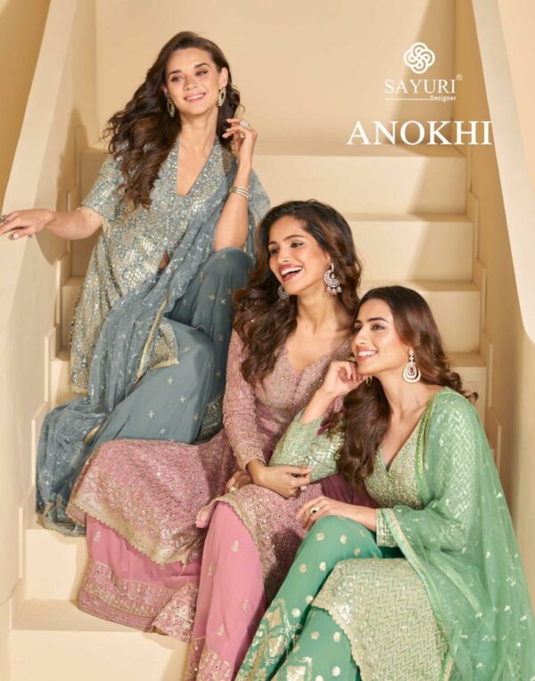 SAYURI DESIGNER ANOKHI REAL GEORGETTE FANCY SUITS 1.jpg