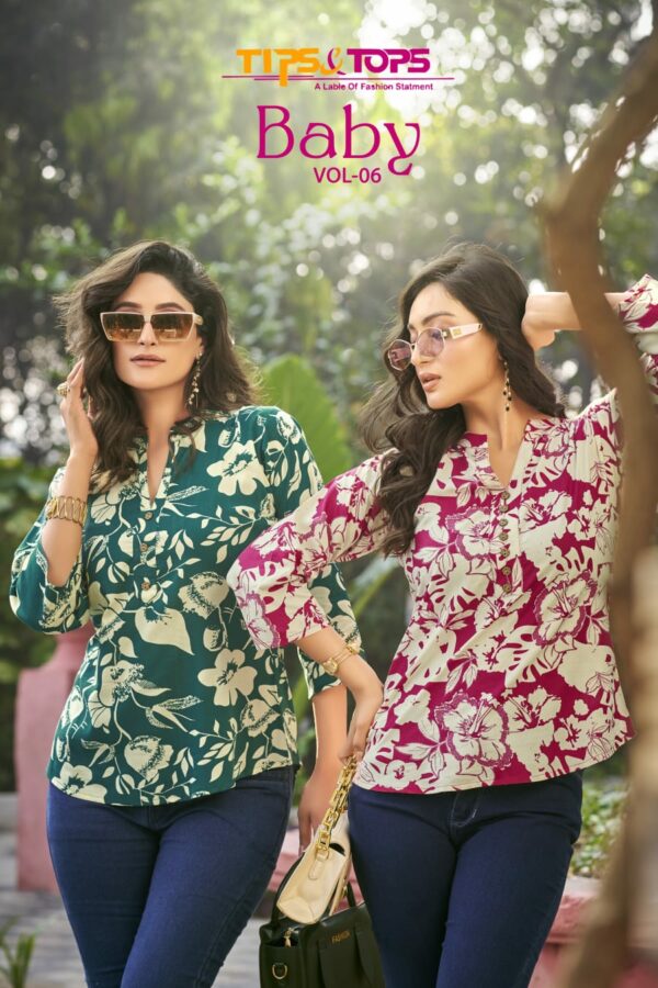 TIPS TOPS BABY VOL 6 RAYON PRINT SHORT KURTI 2.jpg
