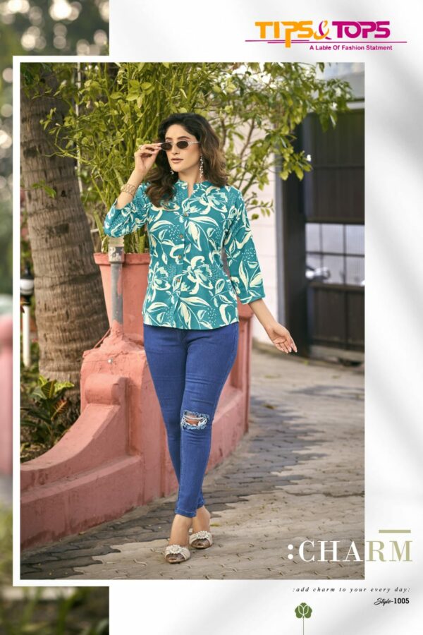 TIPS TOPS BABY VOL 6 RAYON PRINT SHORT KURTI 5.jpg