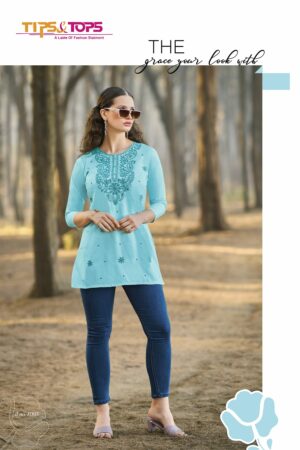 TIPS TOPS COLORS VOL 5 RAYON EMBROIDERY KURTI 8.jpg