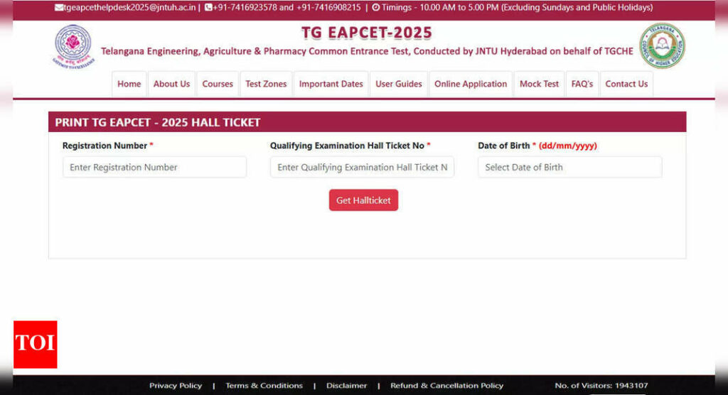 TS EAMCET 2025 hall tickets released at eapcet.tgche.ac.in: Exams from April 29 to May 4 Rehmat Boutique 1745295698 photo.jpg
