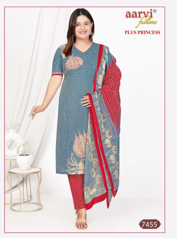 AARVI FASHION PLUS PRINCESS VOL 4 COTTON SUITS 13.jpg
