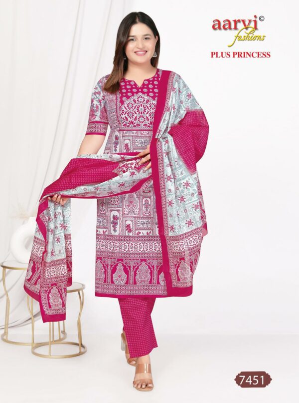 AARVI FASHION PLUS PRINCESS VOL 4 COTTON SUITS 9.jpg