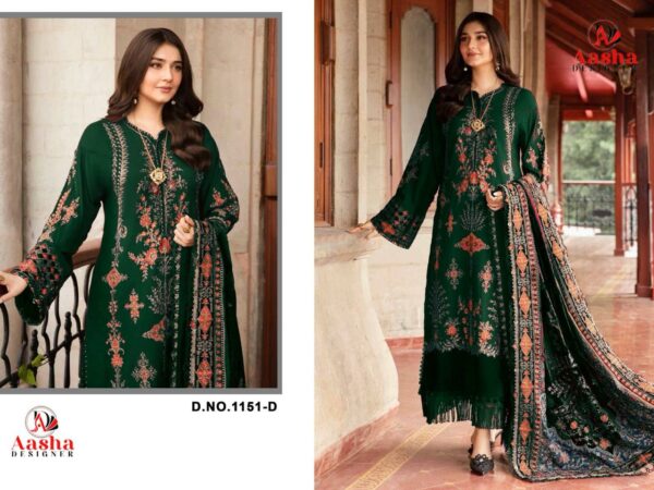 AASHA DESIGNER D.NO 1151 PAKISTANI SUITS SUPPLIER 10.jpg