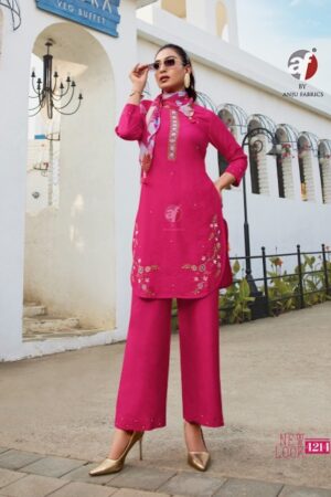 ANJU FABRICS FUSION VOL 5 DESIGNER KURTI WITH SCARF 15.jpg