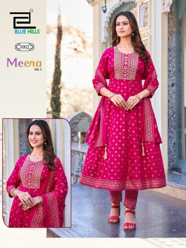 BLUE HILLS MEERA VOL 3 REYON ANARKALI PRINTED KURTIS 4.jpg