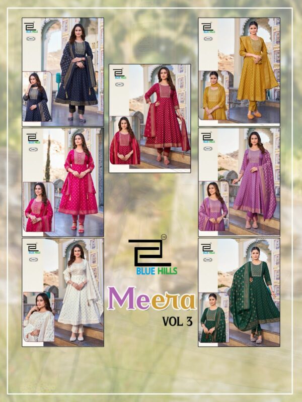 BLUE HILLS MEERA VOL 3 REYON ANARKALI PRINTED KURTIS 9.jpg