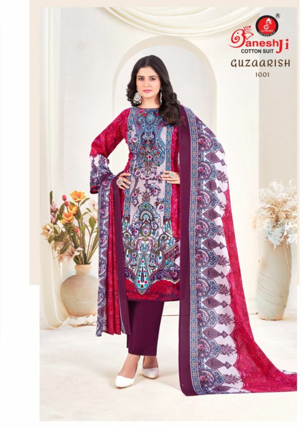 GANESH JI GUZAARISH VOL 1 COTTON PRINTED SUITS 1.jpg