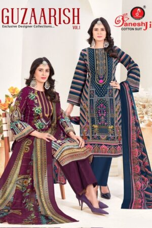 GANESH JI GUZAARISH VOL 1 COTTON PRINTED SUITS 9.jpg