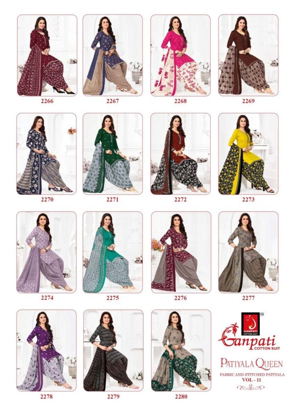 GANPATI PATIYALA QUEEN VOL 11 READYMADE SUITS 15.jpg