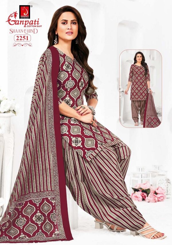 GANPATI SHAAN E HIND VOL 11 COTTON PRINTED SUITS 17.jpg