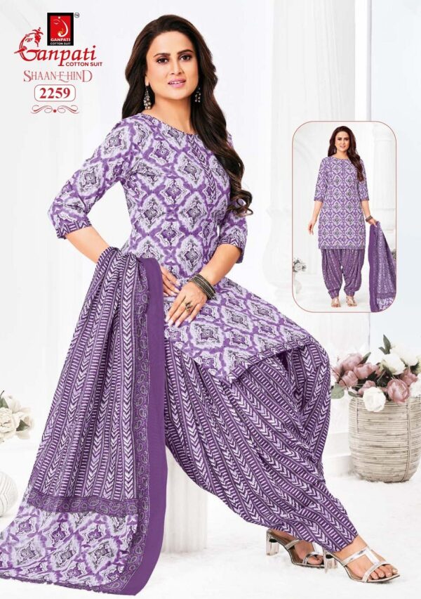 GANPATI SHAAN E HIND VOL 11 COTTON PRINTED SUITS 7.jpg