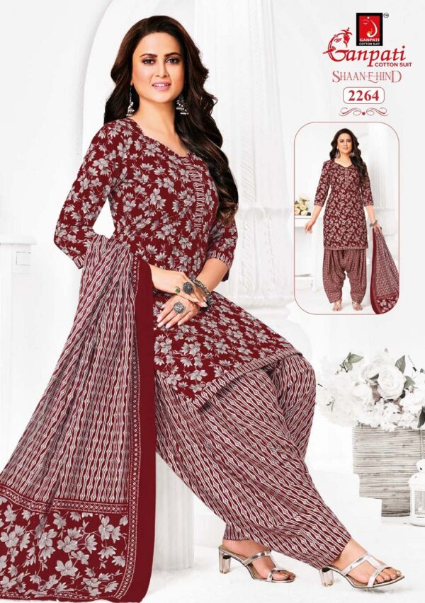 GANPATI SHAAN E HIND VOL 11 COTTON PRINTED SUITS 8.jpg