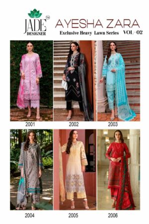 JADE AYESHA ZARA VOL 2 PURE LAWN SUITS CATALOG 7.jpg
