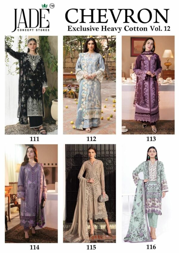 JADE CHEVRON VOL 12 COTTON KARACHI SUITS CATALOG 6.jpg