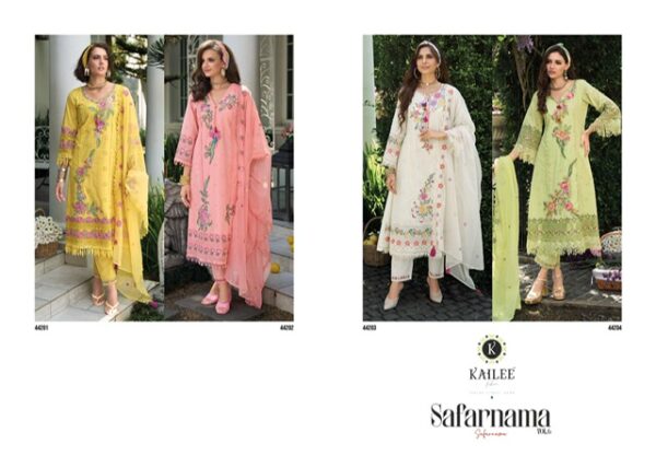 KAILEE FASHION SAFARANAMA VOL 6 PURE COTTON KURTI 11.jpg