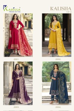 KARISSA KALISHA VOL 2 VISCOSE ROMAN SILK KURTI 7.jpg