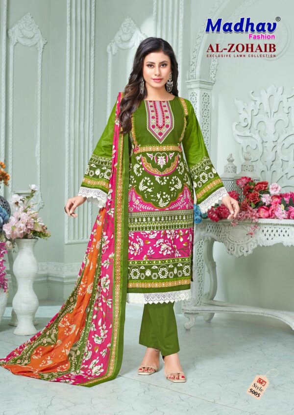 MADHAV FASHION AL ZOHAIB VOL 5 LAWN SUITS SUPPLIER 4.jpg