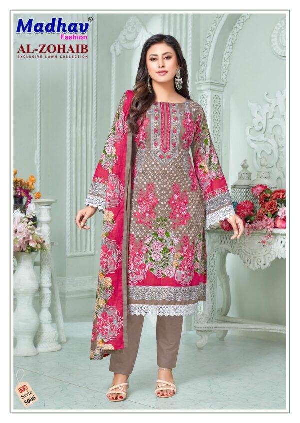 MADHAV FASHION AL ZOHAIB VOL 5 LAWN SUITS SUPPLIER 5.jpg