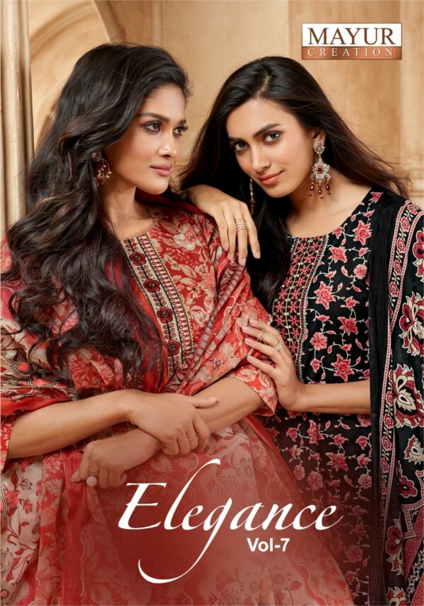MAYUR CREATION ELEGANCE VOL 7 COTTON SUITS 1.jpg