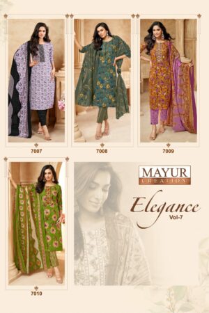 MAYUR CREATION ELEGANCE VOL 7 COTTON SUITS 11.jpg