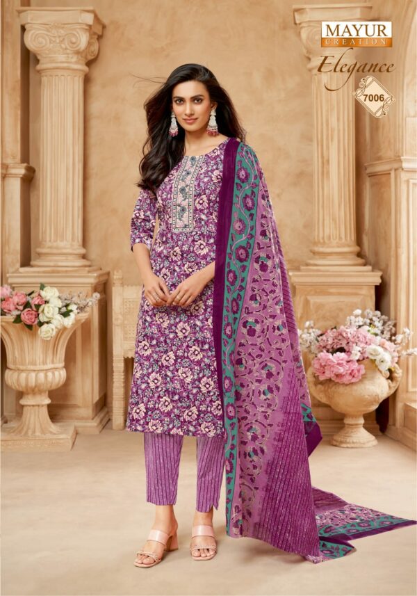 MAYUR CREATION ELEGANCE VOL 7 COTTON SUITS 5.jpg