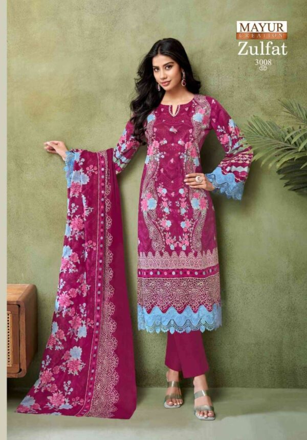 MAYUR CREATION ZULFAT VOL 3 PURE COTTON SUITS 7.jpg