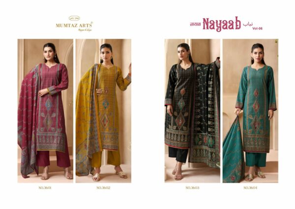 MUMTAZ ARTS NAYAAB VOL 6 VISCOSE MUSLIN SUITS 1.jpg