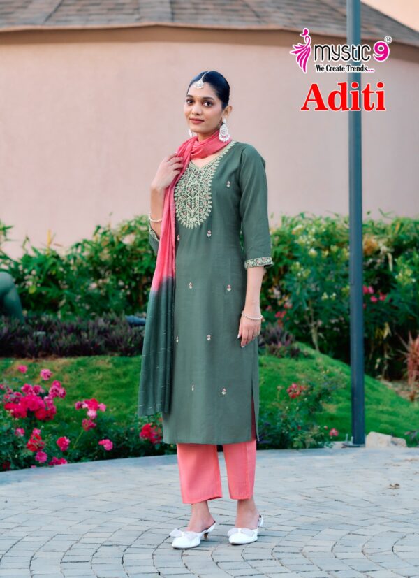 MYSTIC 9 ADITI VOL 1 ROMAN SILK READYMADE KURTI 10.jpg