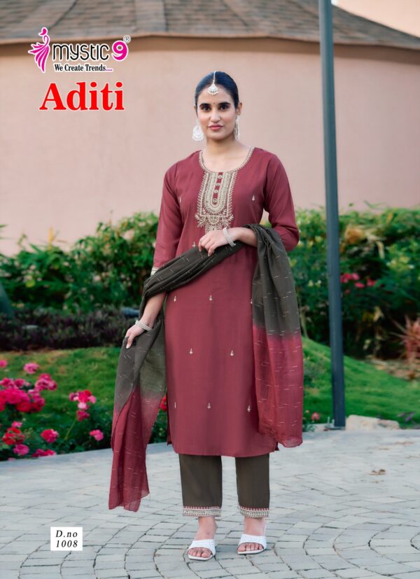 MYSTIC 9 ADITI VOL 1 ROMAN SILK READYMADE KURTI 15.jpg