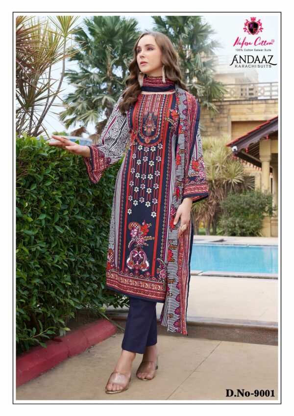 NAFISA COTTON ANDAAZ VOL 9 KARACHI SUITS CATALOGUE 5.jpg