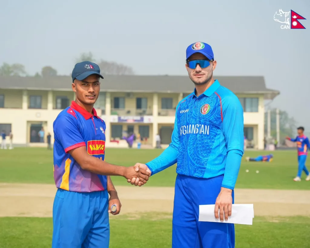 Nepal and Afghanistan to battle for U19 World Cup Spot Rehmat Boutique Nepal U19 vs Afghanistan U19 1.webp.webp