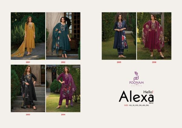 POONAM DESIGNER HELLO ALEXA VOL 2 COTTON SUITS 1.jpg