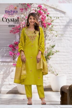 RADHIKA LIFESTYLE CRYSTAL VOL 6 ROMAN SILK KURTI 2.jpg