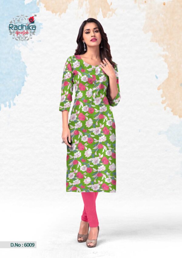 RADHIKA LIFESTYLE TRADITIONAL VOL 6 COTTON KURTI 4.jpg