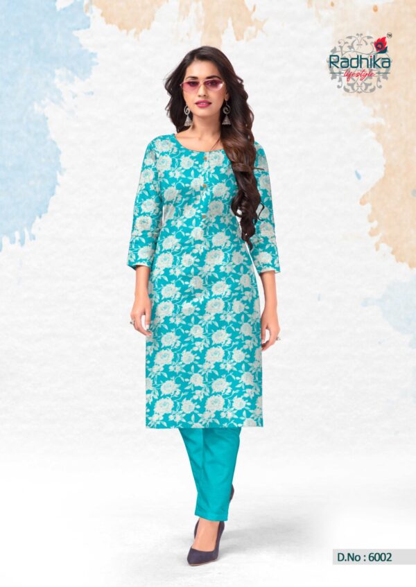 RADHIKA LIFESTYLE TRADITIONAL VOL 6 COTTON KURTI 9.jpg