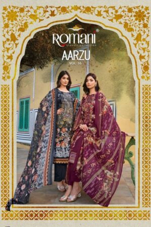 ROMANI AARZU VOL 16 COTTON PRINTED SUITS CATALOGUE 1.jpg