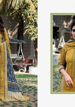 SHRADDHA DESIGNER BIN SAEED VOL 14 COTTON SUITS 1.jpg