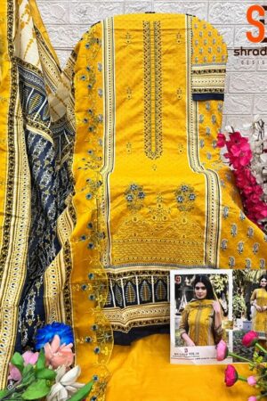 SHRADDHA DESIGNER BIN SAEED VOL 14 COTTON SUITS 5.jpg