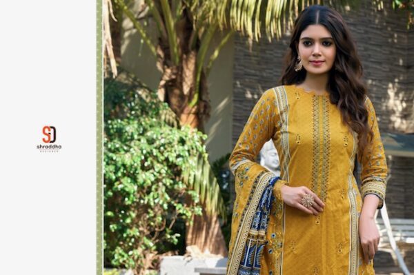 SHRADDHA DESIGNER BIN SAEED VOL 14 COTTON SUITS 8.jpg