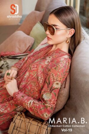 SHRADDHA DESIGNER MARIA B VOL 19 CHIKANKARI SUITS 6.jpg