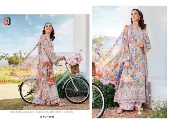 SHRADDHA DESIGNER MARIA B VOL 19 CHIKANKARI SUITS 9.jpg