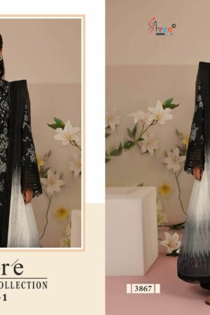 SHREE FABS OMBRE CHIKANKARI VOL 1 LAWN SUITS 4.jpg