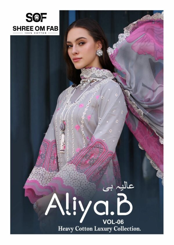 SHREE OM FAB ALIYA B VOL 6 LAWN KARACHI SUITS 6.jpg