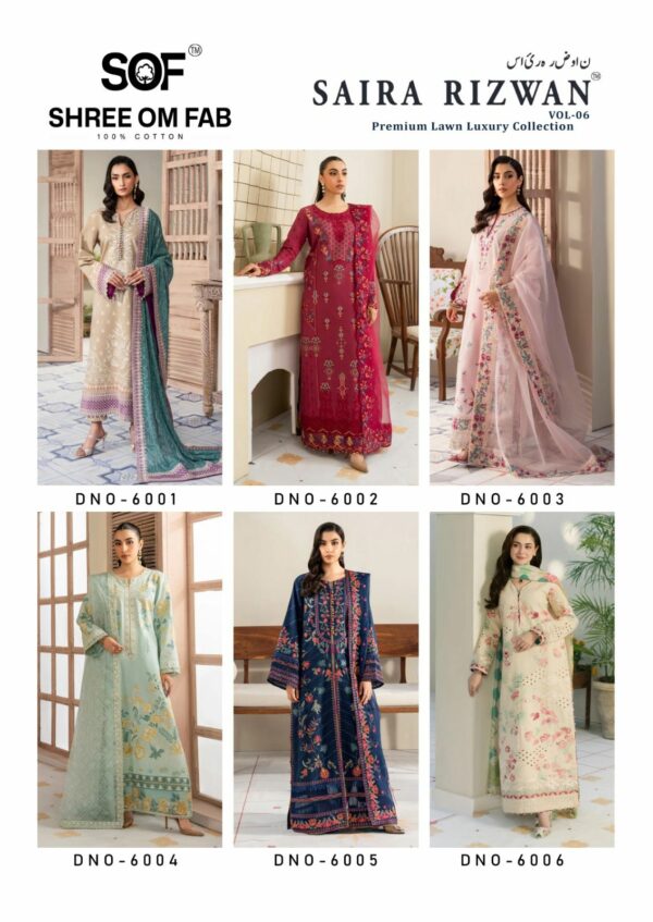 SHREE OM FAB SAIRA RIZWAN VOL 6 LAWN PRINTED SUITS 6.jpg
